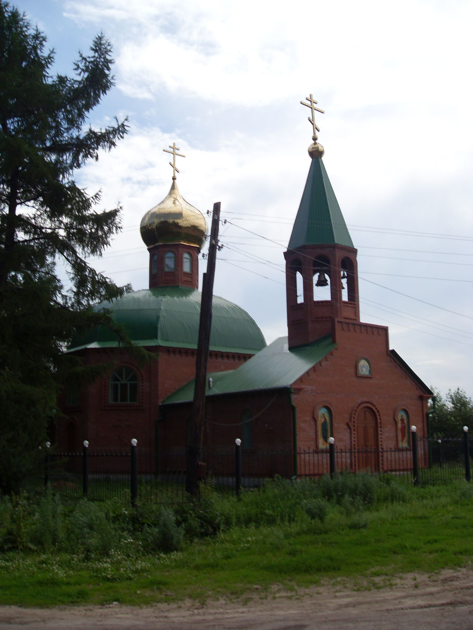 Восстановленная церковь с. Бергамак